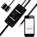 MOES WiFi Smart Garage Door Opener Controller,Smart Life/Tuya APP Remote Monitor Your Garage Door Anywhere Anytime,Compatible with Alexa Google Home No hub Required.