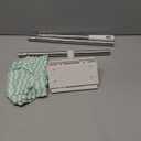 Convenient Cloth Changing Mini Mop with Clean Glove*1 and Reusable Cleaning Cloths*5,Clever and Portable No Wash Mops with One-Click Cloth Change Zero Touch Mop for Small Spaces,Corners