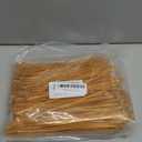 XINGO 500 Pack, 8 Inch Nylon Cable Zip Ties, Self-Locking Plastic Wire Ties in Multiple Sizes and Colors, 40 Lbs (8 Inch, Gold)