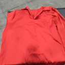 GRACE KARIN Business Casual Tops for Women Satin Silk Blouse Collared V Neck Long Sleeve Work Shirt Dressy Top Summer Outfits (X-Large)