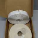 Rvhouse Butyl Tape White 3/4" x 30 Ft None Hardening Premium Butyl Caulk Tape for RV Window Glazing Roofing Leak Opening Pipe Plumbing Fixture EPDM Roof Patching(2 Pack)