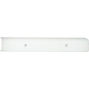 Progress Lighting Channel Glass Collection 4-Light Glass Traditional Bath Vanity Light, Indoor, P3110-30, White