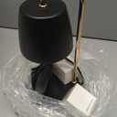 Candle Warmer Lamp with Timer and Dimmer - Electric Candle Lamp Warmer for Jar Candles - Ideal Home Decor Gift for Women, Daughter, and Mom - Includes 2 Bulbs (Black & Gold)