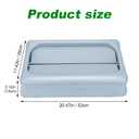 Trash Can Swing Lid: Plastic Swing Lid for 16/23 Gallon Slim Jim Trash Can - for Offices/Kitchens/Back of House/Classrooms