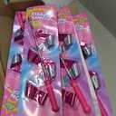 Pink Plastic Ribbon Dancers (20") 6 Count - Adorable & Fun Designs, Great Party Favors for Birthdays, Themed Parties & More