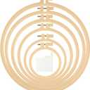 6 Pcs Embroidery Hoop 6 Size, Round Plastic Cross Stitch Hoop with 16 Needles (3.6In to 10.7 in), Small Embroidery Hoop, Cross Stitch Hoops and Frames, Suitable for Embroidery, Craft Sewing