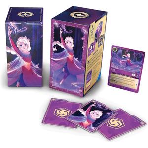 Ravensburger Disney Lorcana TCG: Elsa Gift Box  5 Booster Packs, The Fifth Spirit Promo Card & Storage Box for 252 Cards | Trading Card Game & Disney Collectible | Ages 8+