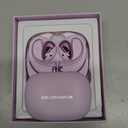 Monster Open Ear AC520 Headphones, Bluetooth 6.0 Wireless Earbuds with HiFi Sound, Open Ear Earbuds with 24H Playtime, Unique Handbag Design, ENC Clear Call, IPX6 Resistance（Purple）