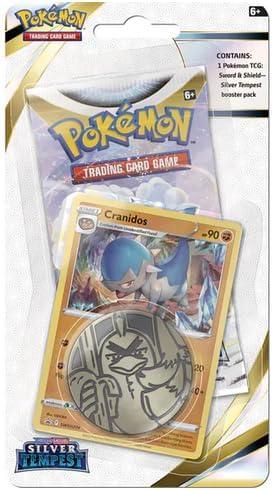 Pokemon TCG: Silver Tempest - Checklane Blister Pack (Cranidos)