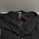 PRETTYGARDEN Women's Quilted Bomber Jacket Fall Fashion 2026 Lightweight Cropped Zip up Outerwear Winter Puffer Coats Pockets (Medium, Black)