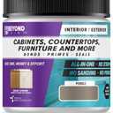 Beyond Paint All-in-One Refinishing Paint, No Sanding, Matte Finish for Cabinets, Countertops, Furniture and Doors, 1 Pint, Pebble