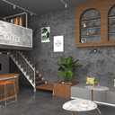 3yecao 24"591" Large Size Dark Blue Grey Concrete Wallpaper Peel and Stick Waterproof Gray Concrete Contact Paper Vinyl Matte Textured Adhesive Darker Thick Cement Stickers for Bedroom Bathroom Walls