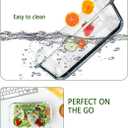 [8-Pack,30 oz]Glass Meal Prep Containers,Glass Food Storage Containers,Airtight lunch Containers with Lids, Microwave, Oven, Freezer and Dishwasher