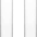 WGVI Hurricane Candle Holder Sleeve, Wide 4", Height 18", 2 Pieces, Clear Glass Cylinder Open Both Ends, Chimney Shade Tube (HST0418_2pc)