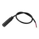 MECCANIXITY 3.5mm Female Jack to Bare Wire Open End TS 2 Pole Mono 1/8" Connector Audio Cable 0.25m, Pack of 2