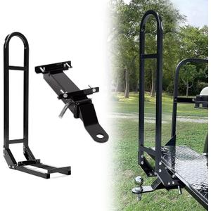 ECOTRIC Golf Cart Rear Grab Bar Universal and Trailer Hitch with Receiver for Step on Back EZGO Club Car Yamaha