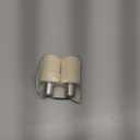 XFITTING 3/4 inch Pex X 3/4 inch Cpvc Coupling, Transition Coupling, Brass Pex B Crimp Fittings - Brass, 2 Pieces