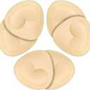 TopBine Bra Pads Inserts Women's Sports Cups Inserts Bra Replacement Inserts Bra Padding for Bikini Swimsuit (3 Beige M)