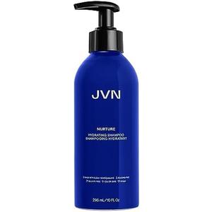 JVN Nurture Hydrating Shampoo, 10 Fl Oz, Detangles & Softens Hair, Moisture and Deeply Nourishing Shampoo, Color Safe Hair Care for Women and Men, Non-Toxic, Silicone and Sulfate Free