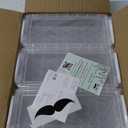 Mr. Pen- Clear Pencil Boxes, 6 Pack, Snap-Tight Lid, Crayon Box, Plastic