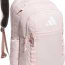 adidas Excel Backpack for Men & Women  Durable Large Athletic Laptop Bag, 7.0/Sandy Pink/White, One Size