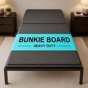Twin Bunkie Board 10mm (38x75 inches) - Anti-Sag Mattress Support Board, Noise-Minimizing, Breathable & Moisture Resistant - Universal Fit for Metal Bed Frame,Platform Beds & Pull-Out Sleeper Sofa
