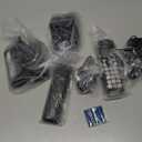 Panasonic Cordless Phone with Answering Machine, Advanced Call Block, Bilingual Caller ID and High-Contrast Display, Expandable System with 2 Handset Cordless Telephones - KX-TGD832M (Metallic Black)