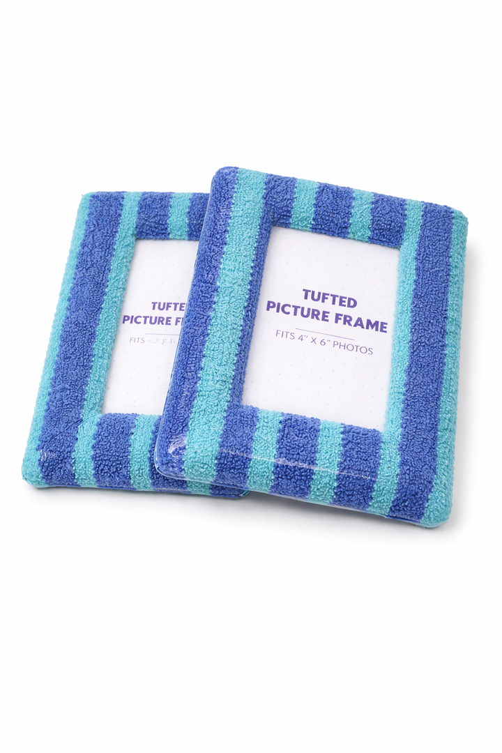 TEXTURED PICTURE FRAME FITS 4X6 PHOTOS 2PCS