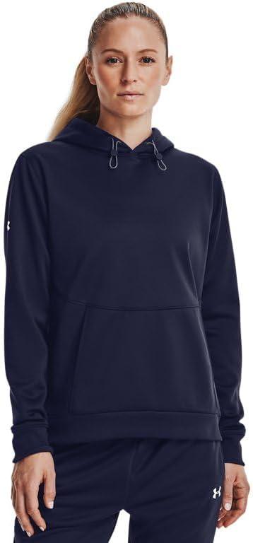 Under Armour Womens Armour Fleece Storm Hoodie - Water-Repellent and Breathable (X-Small, Midnight Navy)