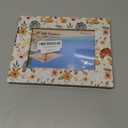 Rustic Floral Chicken Picture Frame 5x7, Chicken Mom Lady Lovers Gifts, Farmhouse Hen Flower Photo Picture Frames for Desk Tabletop Wall Display Decorations