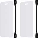 Wenqik 2 Pcs Appliance Sliders for Refrigerators Plastic Appliance Glide with Pull Strap Furniture Moving Slides for Tile Hardwood Floors Protection Glides Easily(29.92 x 8.07 Inches)