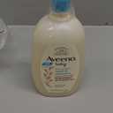 Aveeno Baby Daily Moisture Body Wash & Shampoo with Oat Extract, Hypoallergenic, Tear-Free, No Added Parabens, pH-Balanced Formula for Sensitive Hair & Skin, Baby Essentials, 33 fl oz