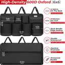 SURDOCA Car Trunk Organizer, LARGE CAPACITY Car Storage Bag with 8 Pockets, 7X Upgraded Trunk Storage Organizer for Car, SUV, Truck, MPV