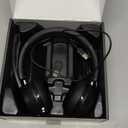 (Upgraded Version) Wireless Headset, Bluetooth Headset with Noise Cancelling Microphone, Best Headphones with Mic Mute & USB Dongle for PC/Computer/Laptop/Cell Phones/Remote Work/Call Center (Black)