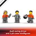 LEGO City F1 Display Truck with Audi F1 Race Car - Building Toy for Boys & Girls, Ages 7+ - F1 Car Toy for Pretend Play - Gift for Birthdays - 60493