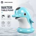 Wireless Water Table Pump, Ultra Quiet Water Pump for Water Table, Outdoor Water Game Toys for Kids, Splash Pond Water Table Accessories, Rechargeable