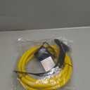 25Ft Generator Cord with Surge Protector Breaker,Heavy Duty Generator Locking Cord,NEMA L14-30P/Four 5-20R,4 Prong 10 Gauge Flexible Cable,Power Extension Cord, 30Amp 7500 Watts