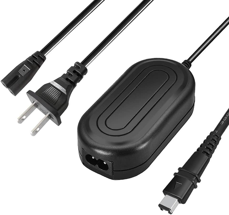 TKDY CA-110 Camcorder Charger CA110 Power Cable Kit for Canon VIXIA HF M50 R800 R80 R700 R500 M52 M500 HF-R70 HF-R72 HF-R700 R50 R52 R60 R200 R300, LEGRIA HF R206 R26 Cameras AC Adapter.