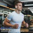 USB C Earbuds Wired Over Ear Headphones for iPhone 17 16 Pro Max/Samsung S26 S25 S24 Ultra A17 A16,Type C Sport Headphones Wired Earphone with Ear Hooks&Loop Microphone for iPad 11 Air/Galaxy Z Fold 7