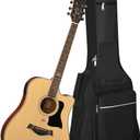 3/4 Size 36 Inch Acoustic Guitar Case Soft, Acoustic Guitar Bag 0.35 Inch Thicken Sponge Padded, Waterproof Gig Bag with Back Hanger Loop-For 36" Acoustic Classic Guitar