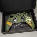 eXtremeRate Army Mecha Patterned Front Housing Shell Case for Xbox One S/X Controller, Soft Touch Faceplate Cover Replacement Kit for Xbox One S/X (Model 1708) - Controller NOT Included