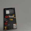 Gritup for Samsung Galaxy S21 Ultra Case with 2PCS Screen Protector, Build in 360 Rotating Ring Kickstand, Military Grade Protective Case for Galaxy S21 Ultra 5G Phone, Black