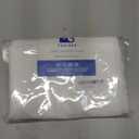 Water-Repellent Fabric Shower Curtain Liner - Hotel Quality Machine Washable, 3 Heavy-Duty Magnets with Rustproof Grommets & Weighted Hem, Stall Size 48x72in White