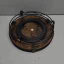 Snughome Rotating Spice Rack, 2 Tier Lazy Susan Organizer, Wood Kitchen Countertop Organizer, Brown Lazy Susan Turntable for Cabinet, 10.2" x 10.2" x 10.4"