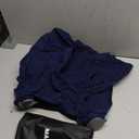 Inflatable Travel Foot Rest Pillow, Kids Airplane Bed, Adjustable Height Leg Pillow for Air Travel, Make a Flat Bed for Kids and Toddlers, Great for Airplane, Train, carBlue, 1 Pack