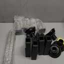 Nefish Mini Fridge Stand Height 7"-8.4" Adjustable Washer and Dryer Stand with 4 Strong Feet Heavy Duty Washing Machine Stand Base Laundry Pedestal Universal Platform for Home 16-24 Inch Appliance