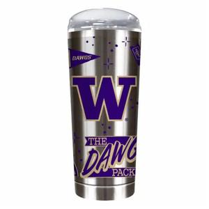 Logo Brands NCAA Native Icons 20 oz Stainless Steel Tumbler  Double Wall Vacuum Insulated