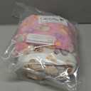 Luciphia 1 Pack 3 Blankets Super Soft Fluffy Premium Fleece Pet Blanket Flannel Throw for Dog Puppy Cat Paw Brown/Pink/White Small(23x16 inch)