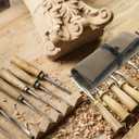 Baluue Roll up Tool Organizer Canvas Pouch Multipurpose Woodworking Tool Kit Storage Bag for Wrenches Screwdrivers Chisels Portable Roll for Craftsmen and Diy Enthusiasts