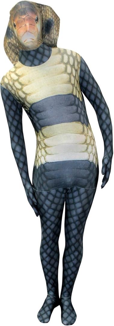 Morphsuits Morph Cobra Kids, Cobra Morph Suit, Kids Cobra Costume, Snake Costume Kids, King Cobra Costume Kids (Large)